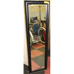 DARK BROWN DOOR MIRROR 14"X50"