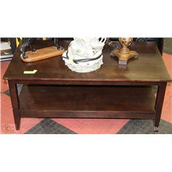 40" BROWN COFFEE TABLE