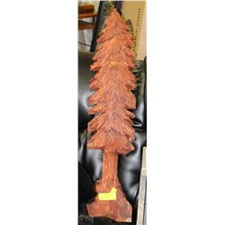 CARVED WOODEN TREE WALL HANGING 31"HIGH