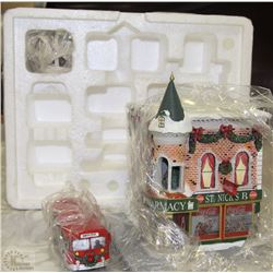 CHRISTMAS COCA COLA "ST NICKS PHARMACY"COLLECTIBLE