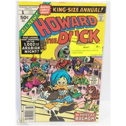 #1 HOWARD THE DUCK  ANNUAL COMIC BOOK