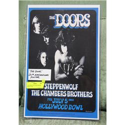 THE DOORS 20TH ANNIVERSARY POSTER 1968