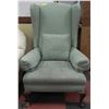 Image 1 : TALL GREEN ARMCHAIR