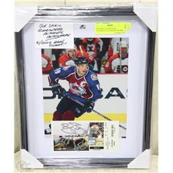 JOE SAKIC GUARANTEED AUTHENTIC AUTOGRAPH FRAMED
