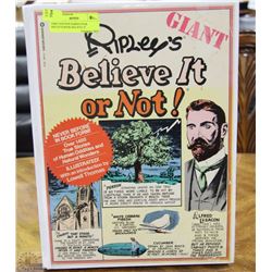 FIRST EDITION HARDCOVER RIPLEY'S BOOK BELIEVE IT