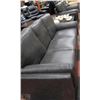Image 1 : NEW CHARCOAL LEATHERETTE SOFA AND LOVE SEAT