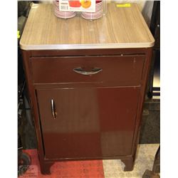 1950'S TABLE FROM ATHABASCA HOSPITAL (METAL)