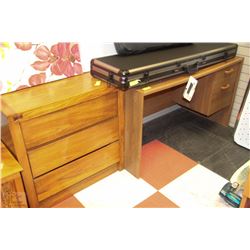 OFFICE DESK SOLD WITH 3 DRAWER NIGHT STAND