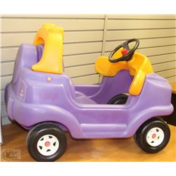 LITTLE TYKES PURPLE CAR