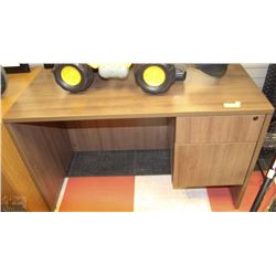 WOODEN DESK 47"X24"X30"H