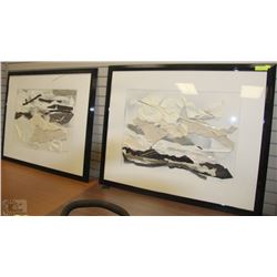 GLEN HARRISON SIGNED ABSTRACT PAPER ART COLLECTION