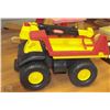 Image 1 : YELLOW + RED TONKA TRUCK AND DUMP TRUCK