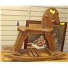 Image 1 : LARGE WOOD ROCKING HORSE