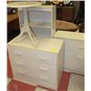 Image 1 : 4-PC WHITE BEDROOM FURNITURE SET - TWO