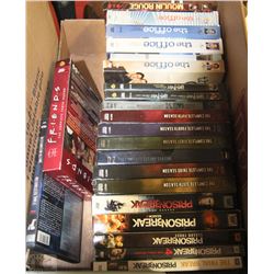 FLAT OF ASSORTED DVDS SEASON SERIES INCLUDING;