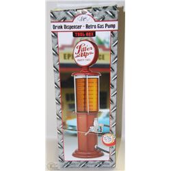 DRINK DISPENSER RETRO GAS PUMP IN BOX