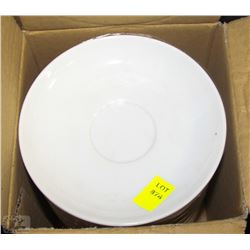 CASE OF 20 COMMERCIAL GRADE SAUCERS