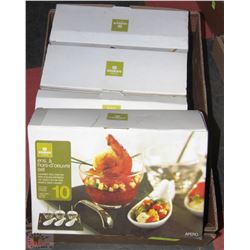 BOX WITH NEW HORS-D'OEUVRES SETS