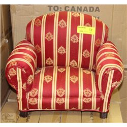 SMALL UPHOLSTERED DOLL CHAIR
