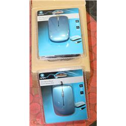 CASE OF 2 COMPUTER USB MICE