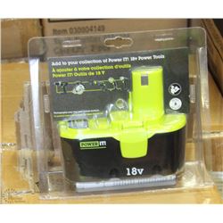 CASE OF FOUR 18 VOLT POWER IT BATTERIES