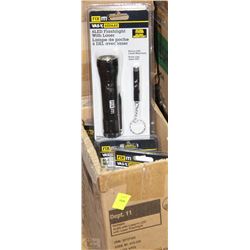 CASE WITH SIX LED FLASHLIGHT  AND LASER KITS