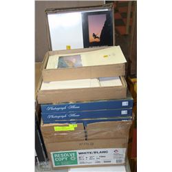 LOT OF TWO PHOTO ALBUMS, GREETING CARDS AND