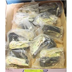 TRAY OF NEW WRAP AROUND RATCHET STRAPS