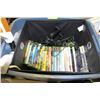 Image 1 : TOTE WITH 22 XBOX 360 GAMES & ASSORTED TODDLER