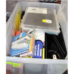 ASSORTED NEW OFFICE SUPPLIES INCLUDING PHOTO PAPER