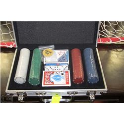 NEW POKERCHIP SET IN CASE