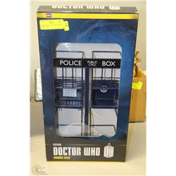 NEW DR WHO POLICE BOX SHOWER RACK