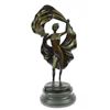 Image 1 : Amusing Bronze Sculpture By Bergman on Marble Base Figurine (12"X6")