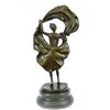 Image 7 : Amusing Bronze Sculpture By Bergman on Marble Base Figurine (12"X6")
