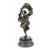 Image 8 : Amusing Bronze Sculpture By Bergman on Marble Base Figurine (12"X6")