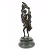 Image 9 : Amusing Bronze Sculpture By Bergman on Marble Base Figurine (12"X6")
