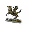 Image 6 : Mounted Indian Chief Bronze Sculpture