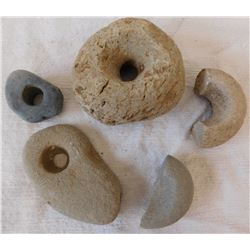 Collection of 5 Chumash Stones