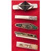 Image 1 : 5 Sterling Tie Clips
