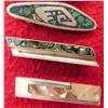 Image 2 : 5 Sterling Tie Clips