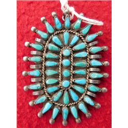 Zuni Turquoise Pendant