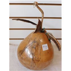 Native American Decorated Gourd