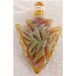 Arrowhead Glass Pendant