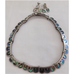 Emma Melendez Taxco Sterling Silver & Abalone Pair