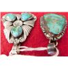 Image 5 : 2 Turquoise & Sterling Pendants
