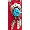 Image 5 : Navajo Sterling & Turquoise Necklace