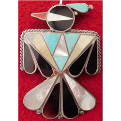 Zuni Thunderbird Pin or Pendant