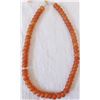 Image 1 : 16" Strand of Amber Glass Beads