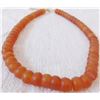 Image 2 : 16" Strand of Amber Glass Beads