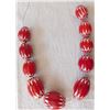 Image 1 : Rare Red Chevron Beads